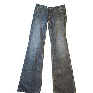 Vintage Y2K Vigoss Studio Jeans mens 28 Blue Bootcut Medium Wash Stretch Denim